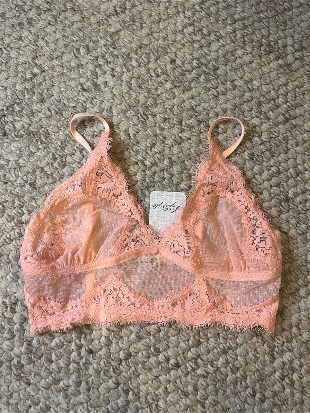 NWT Free People Fiona Longline Bralette- extra small